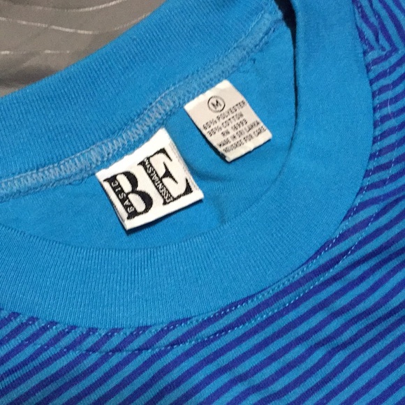 Thin Blue Striped T-shirt - Picture 3 of 5